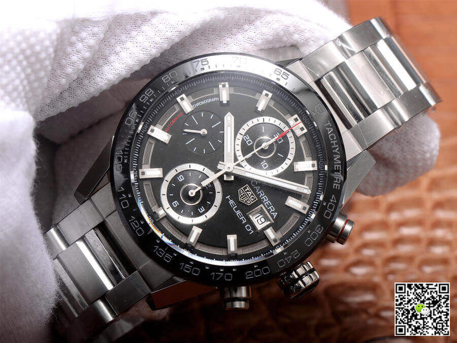 Replica TAG Heuer Carrera CAR201Z.BA0714 1:1 Best Edition XF Factory Ceramic Bezel