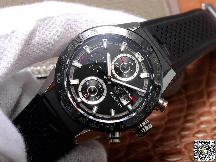Replica TAG Heuer Carrera CAR201Z.FT6046 1:1 Best Edition XF Factory Black Dial