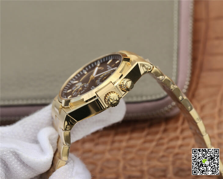 Replica Vacheron C0nstan1n Overseas 49150 1:1 Best Edition TWA Factory 18K Yellow Gold