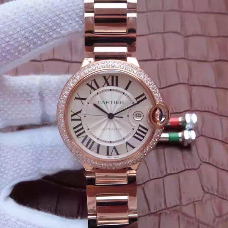 Replica Ballon Bleu De Ca*t1er WE9009Z8 V6 Factory 1:1 Best Edition Swiss ETA9015 White Dial