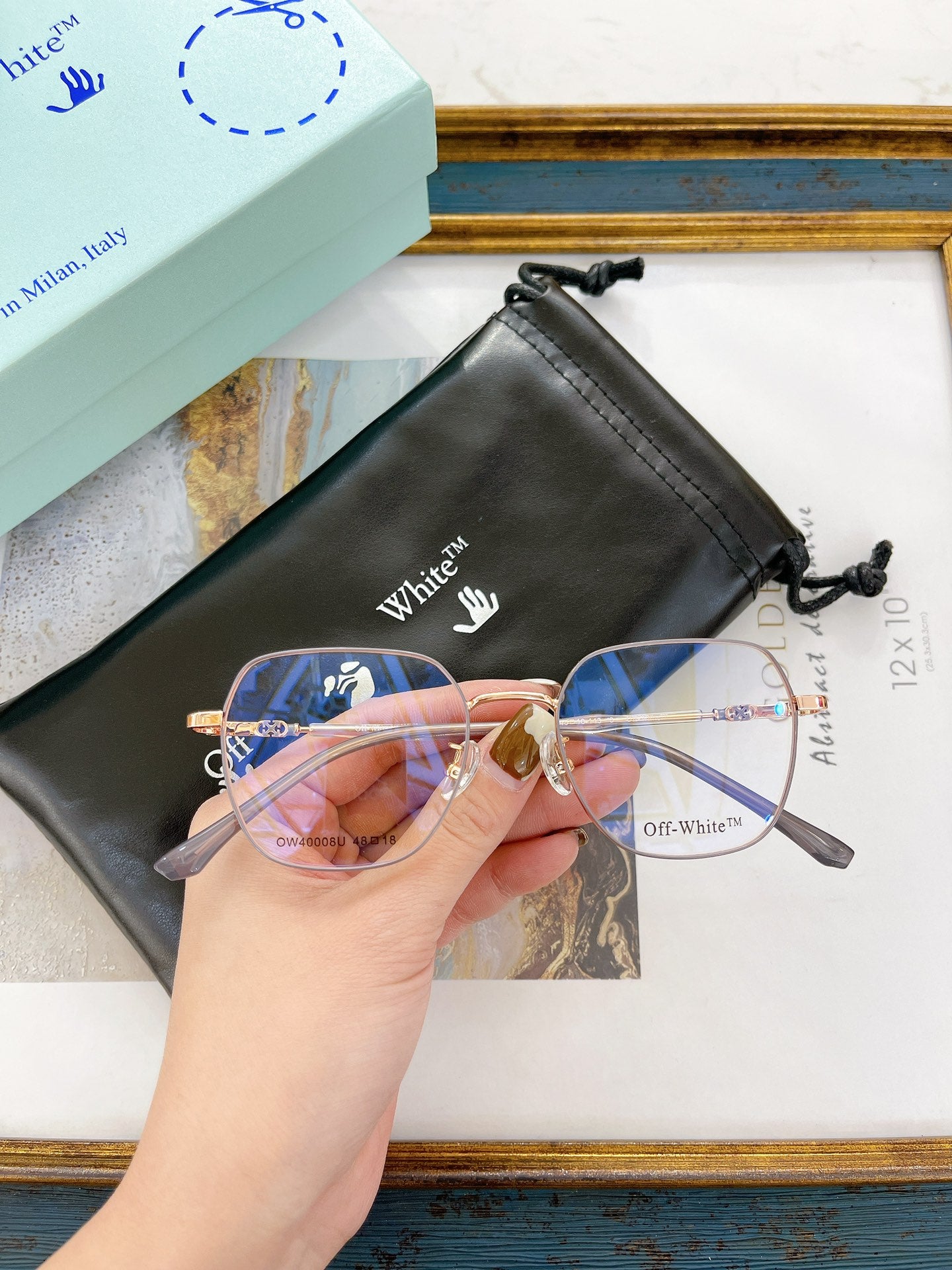 Off white glasses