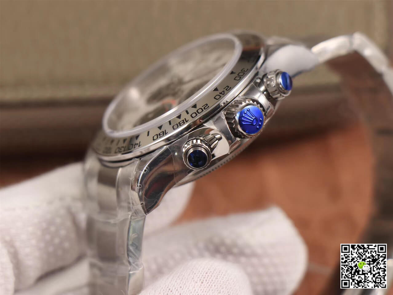 Replica R01ex Daytona Cosmograph 116509 1:1 Best Edition JH Factory 18K White Gold