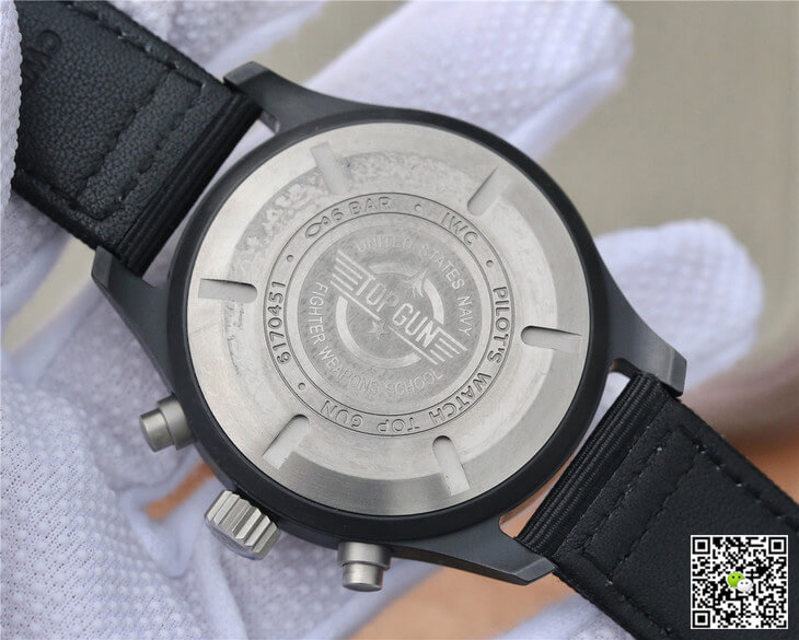 Replica IWC Pilot IW389101 1:1 Best Edition ZF Factory Ceramics Black Dial