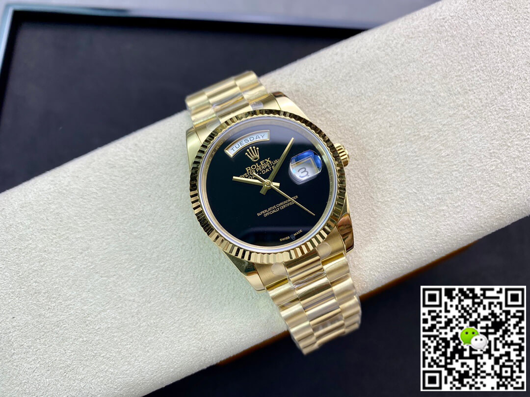 Replica R01ex Day Date 36MM 1:1 Best Edition BP Factory Double Calendar Dial