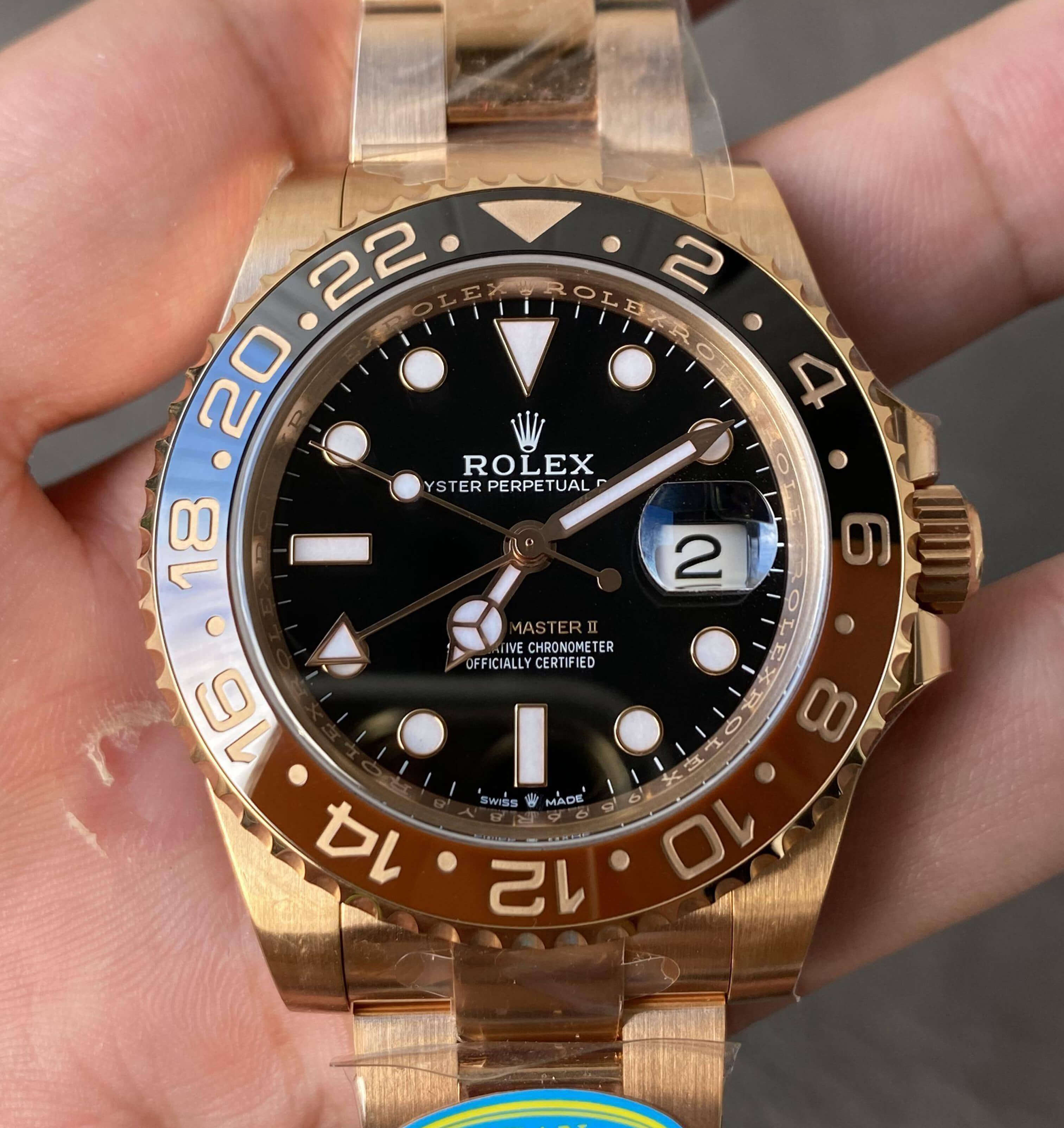 Replica R01ex GMT Master II M126715CHNR-0001 1:1 Best Edition Clean Factory V2 Ceramic Bezel