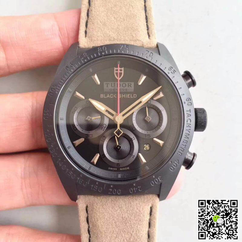 Replica Tudor Fastrider Black Shield M42000CN-0016 ZF Factory Mechanical Watches 1:1 Best Edition Swiss ETA7753
