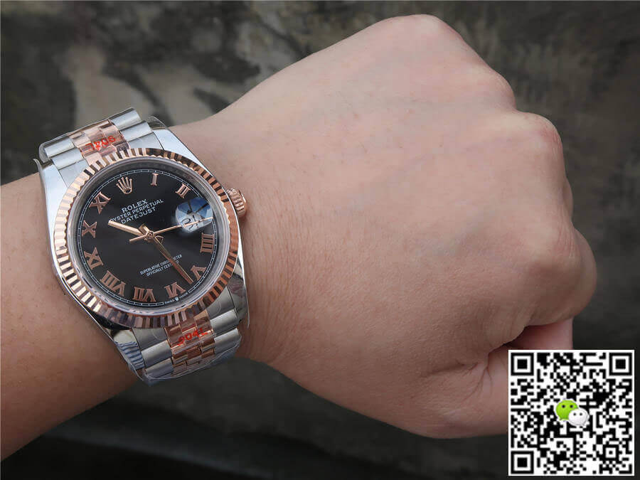 Replica R01ex Datejust 116231 36MM 1:1 Best Edition GM Factory Black Dial