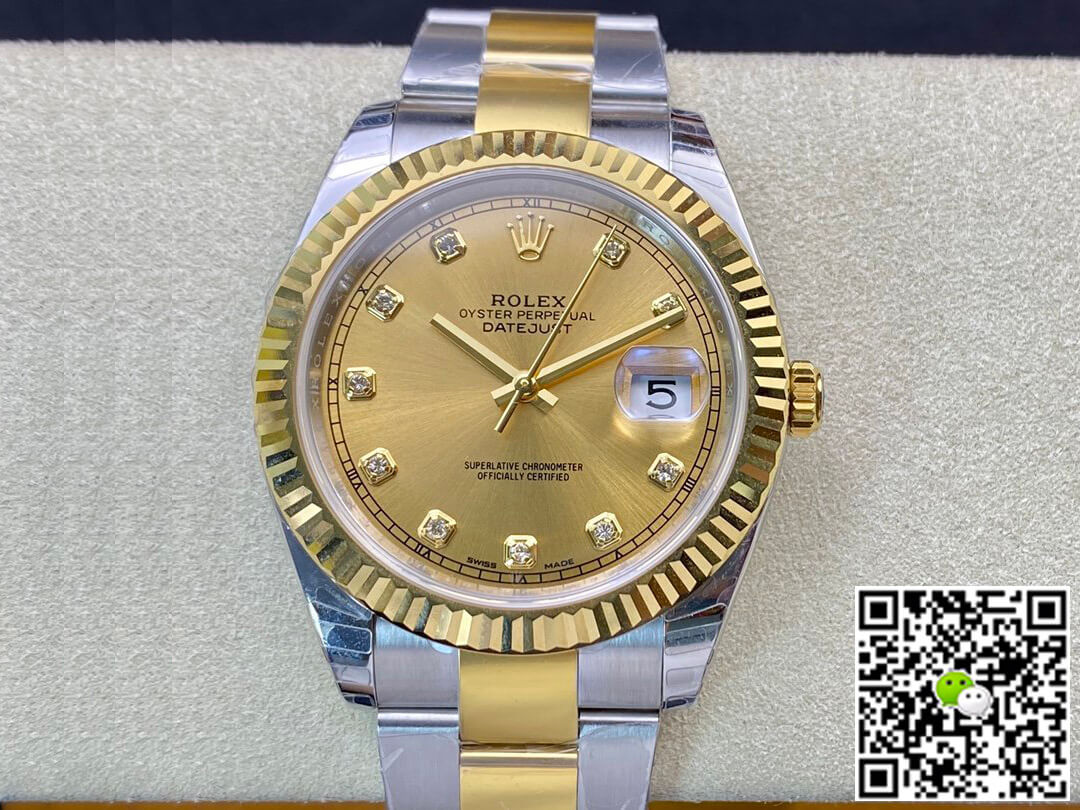 Replica R01ex Datejust M126333-0011 1:1 Best Edition EW Factory Champagne Dial