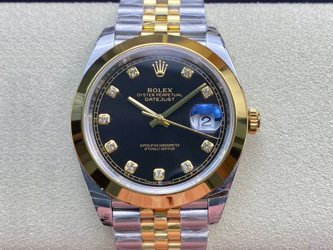 Replica R01ex Datejust M126303-0006 1:1 Best Edition EW Factory Black Dial