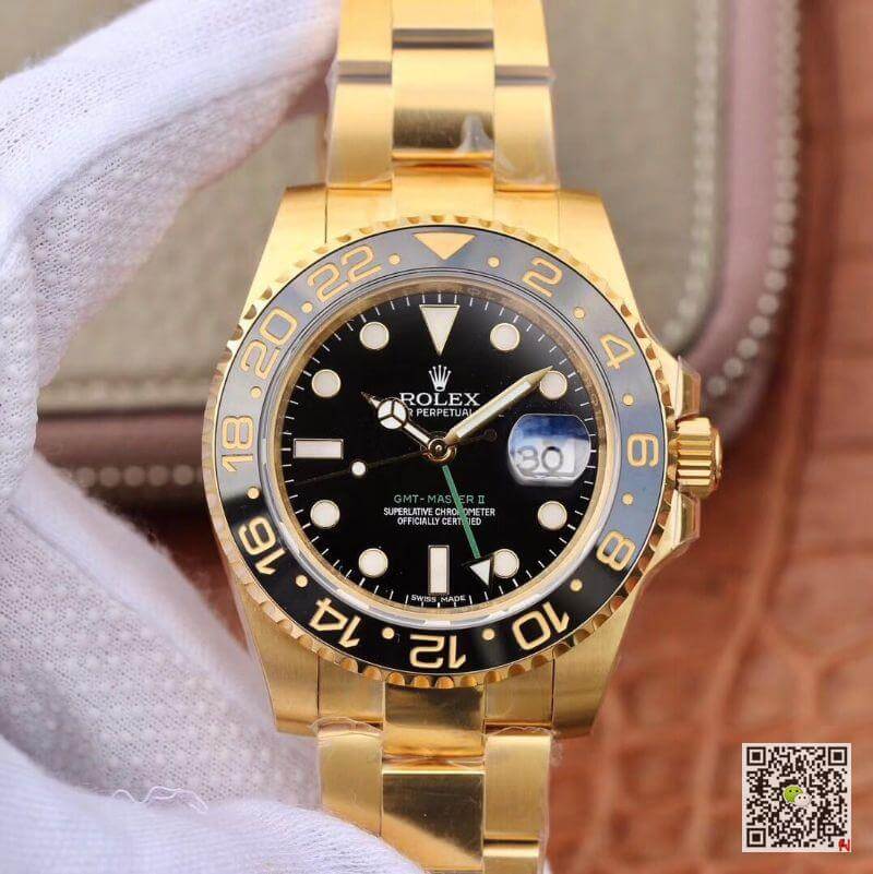 Replica R01ex GMT Master II 116718 40mm EW Factory 1:1 Best Edition Swiss ETA2836 Black Dial