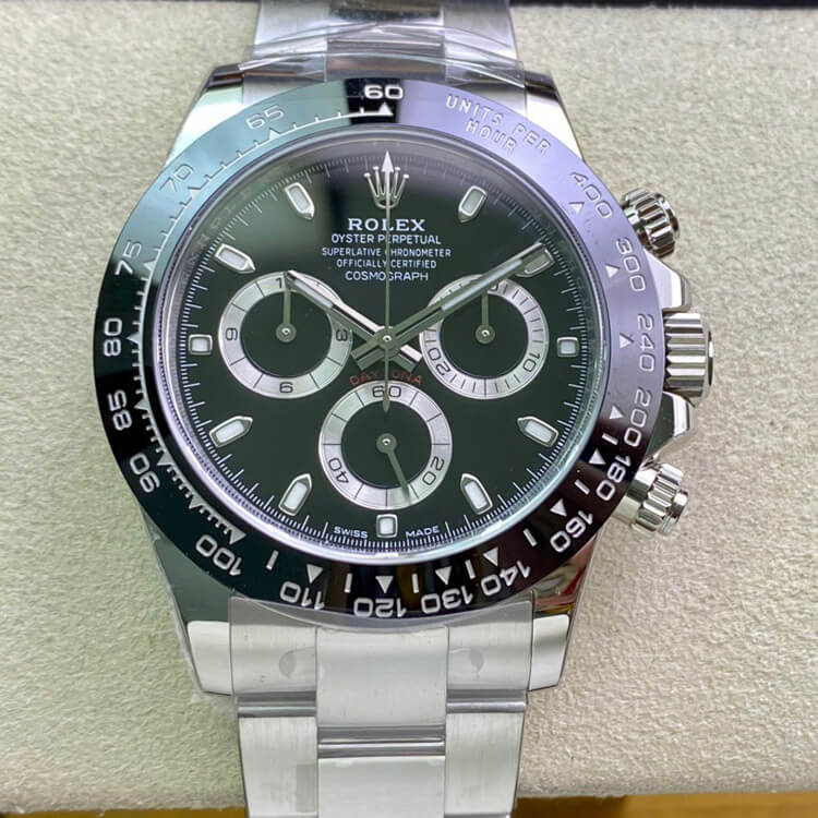 Replica R01ex Cosmograph Daytona M116500LN-0002 1:1 Best Edition Clean Factory Black Dial