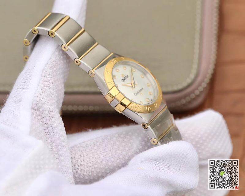Replica 0me*ga Constellation 27mm Quartz Ladies 1371.71.00 TW Factory 1:1 Best Edition Swiss Eta Quartz 1376