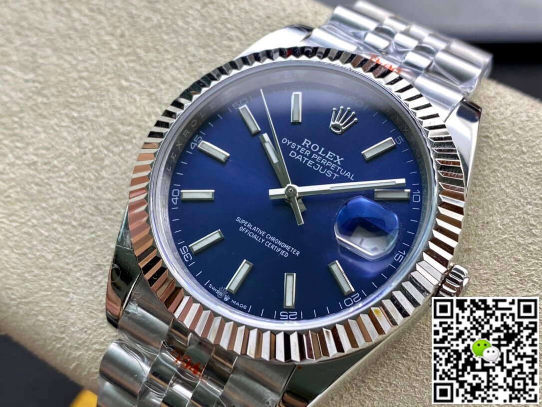 Replica R01ex Datejust M126334-0002 1:1 Best Edition GM Factory Blue Dial