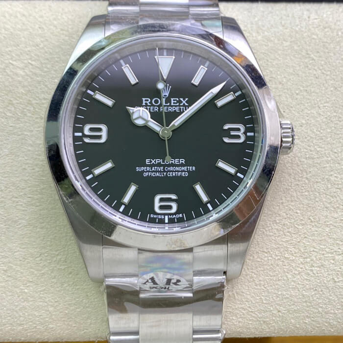 Replica R01ex Explorer M214270-0003 39MM 1:1 Best Edition AR Factory Black Dial