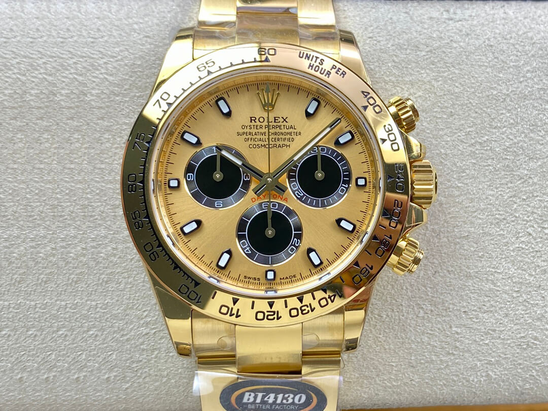 Replica R01ex Daytona M116508-0014 1:1 Best Edition BT Factory Champagne Dial