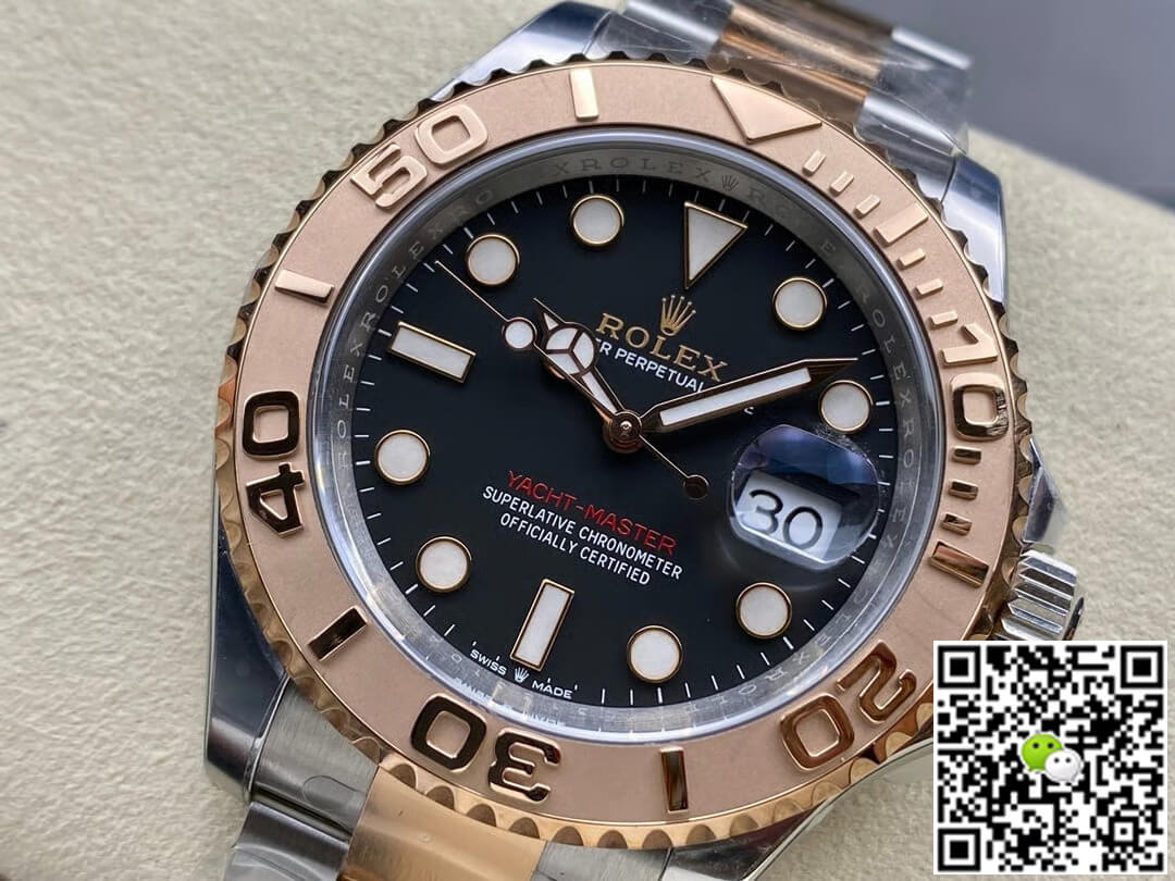 Replica R01ex Yacht Master M126621-0002 1:1 Best Edition Clean Factory Black Dial