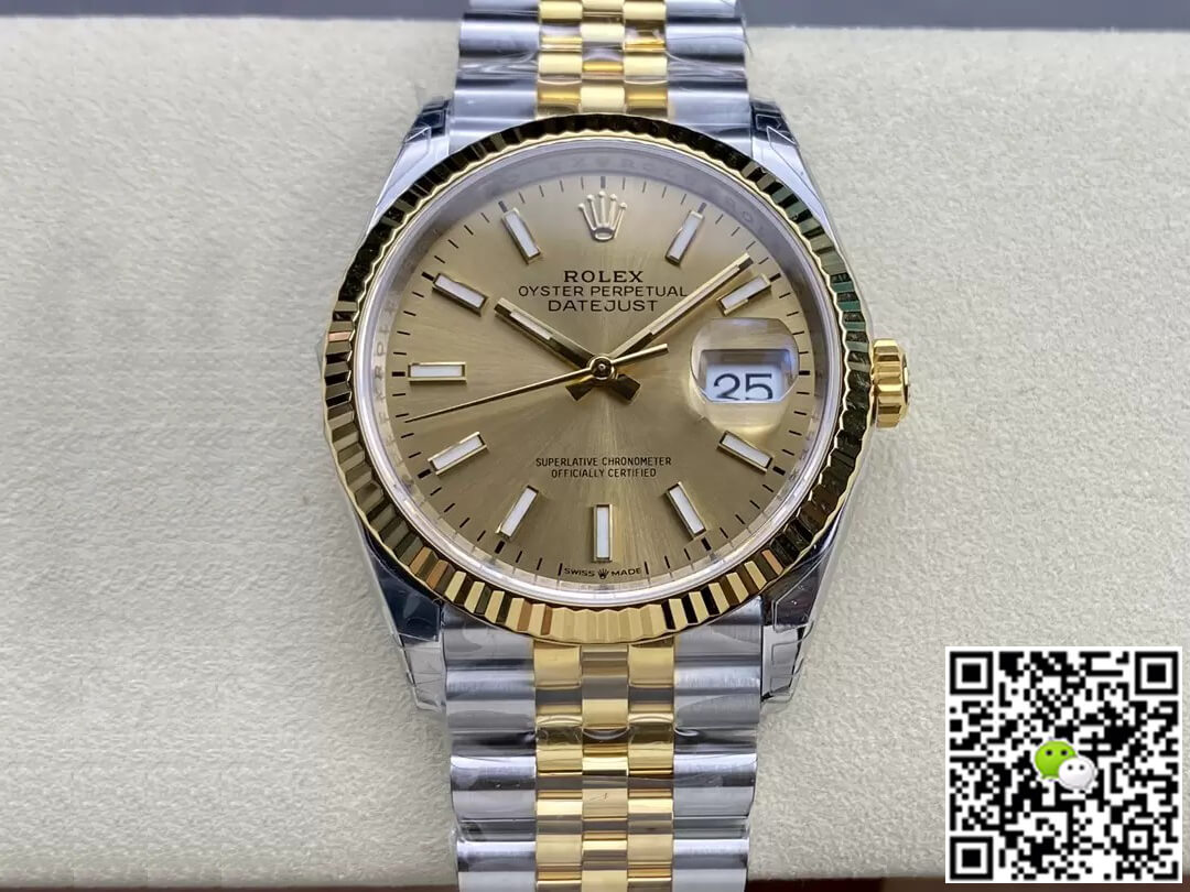 Replica R01ex Datejust M126233-0015 1:1 Best Edition VS Factory Champagne Dial