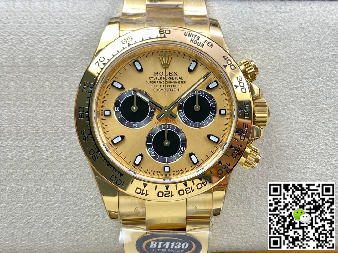 Replica R01ex Daytona M116508-0014 1:1 Best Edition BT Factory Champagne Dial