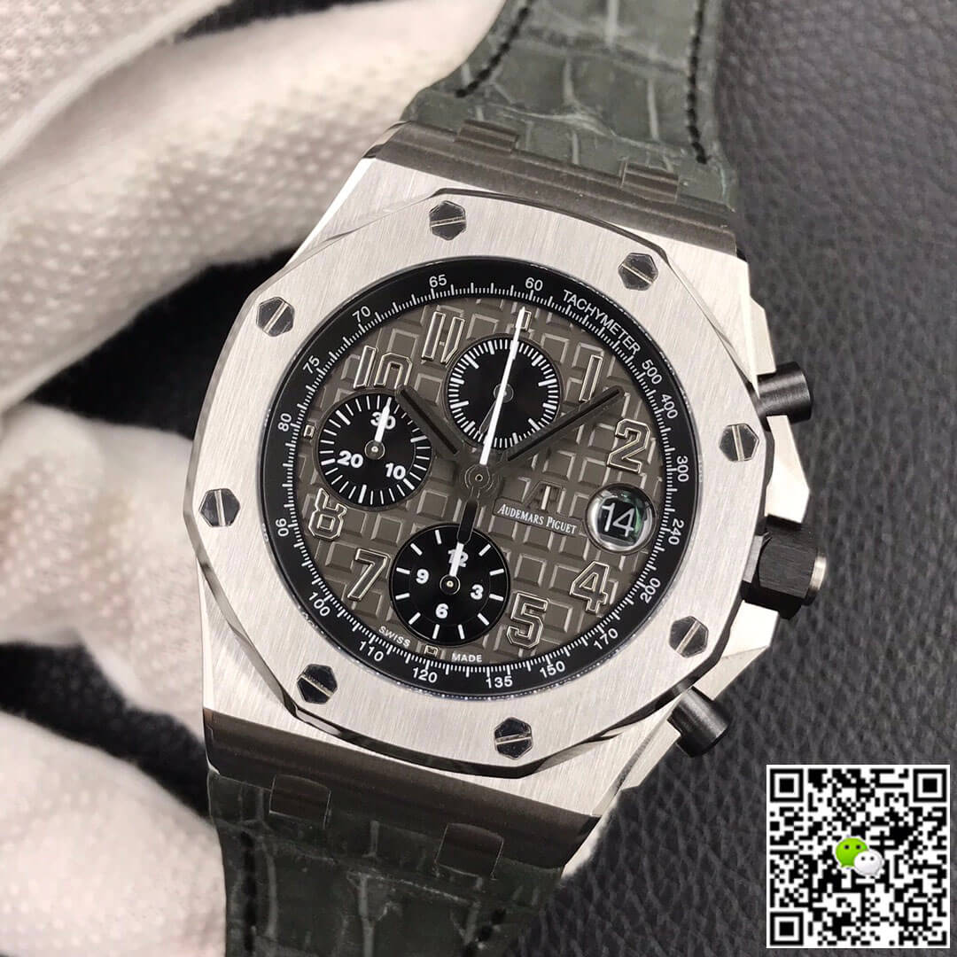 Replica Audemars P1g*et Royal Oak Offshore 26470ST.OO.A104CR.01 1:1 Best Edition JF Factory Dark Grey Dial