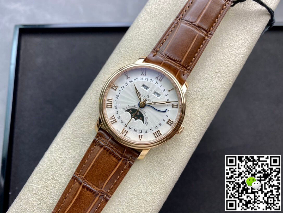 Replica Blancpain Villeret 6654 1:1 Best Edition OM Factory V3 Gold Case
