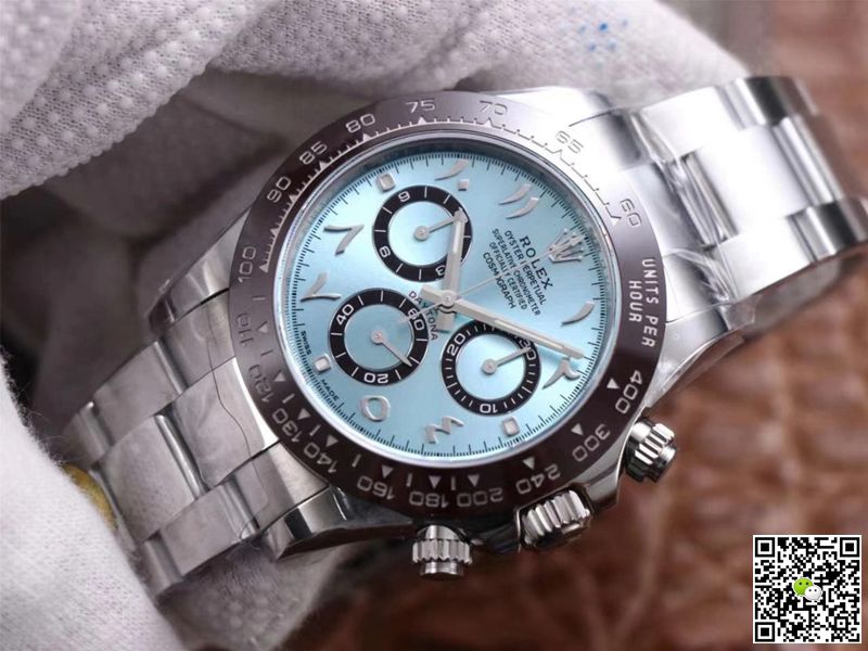 R01ex Daytona Replica M116506-0004 1:1 Best Edition Noob Factory Blue Dial Swiss ETA4130