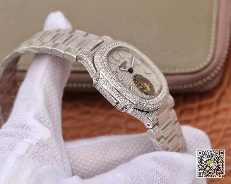 Pat*k Phi1i*pe Replica Nautilus Tourbillon R8 Factory 1:1 Best Edition Swiss Hand-Winding Tourbillon Movement