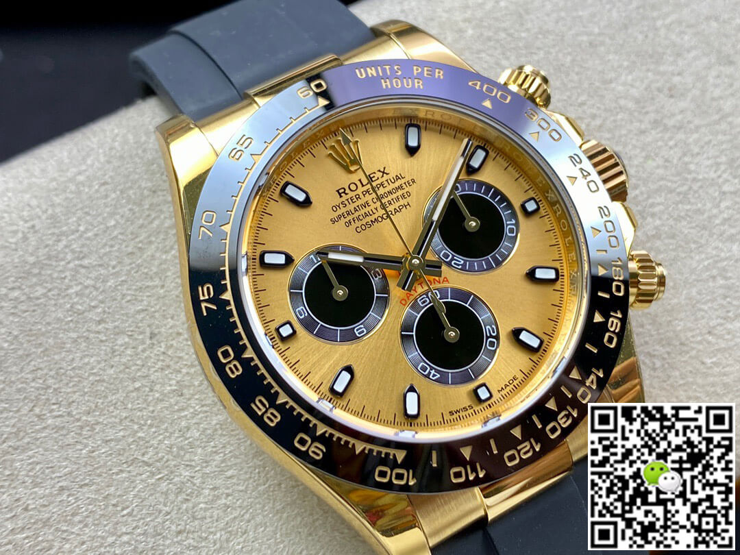 Replica R01ex Daytona M116518LN-0048 1:1 Best Edition BT Factory Champagne Dial