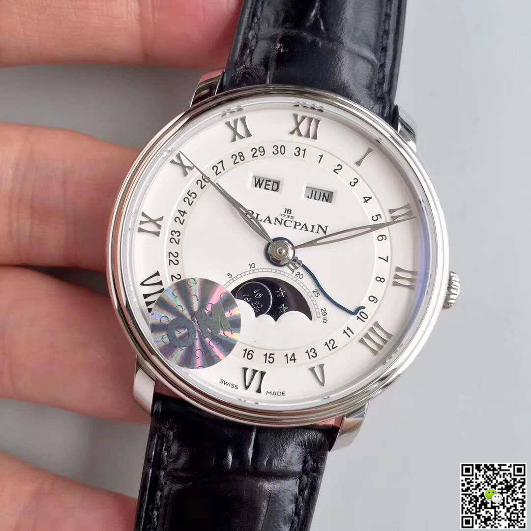 Replica Blancpain Villeret 6654-1127-55B OM Factory 1:1 Best Edition Swiss ETA6654