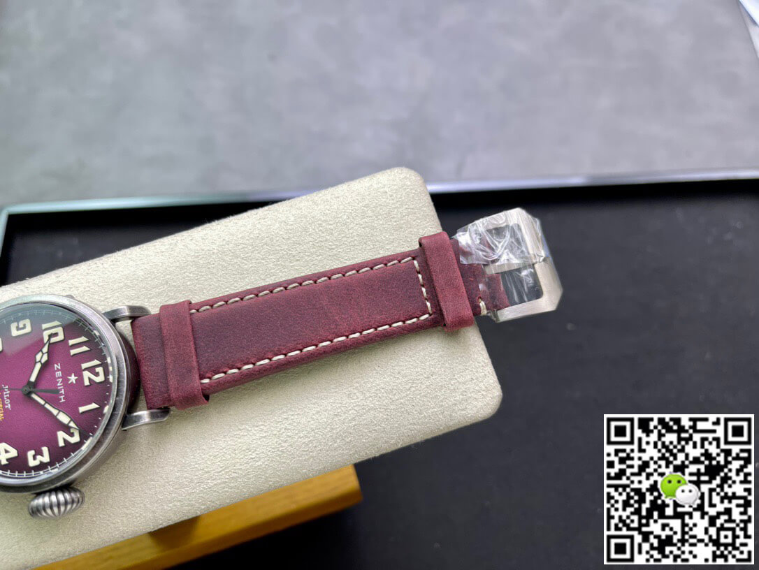 Replica Zenith Pilot 11.2430.679.21.C801 XF Factory 1:1 Best Edition Swiss ETA9015 Pink dial