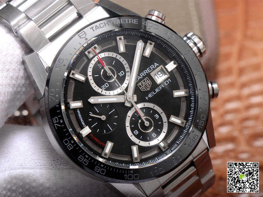 Replica TAG Heuer Carrera CAR201Z.BA0714 1:1 Best Edition XF Factory Ceramic Bezel