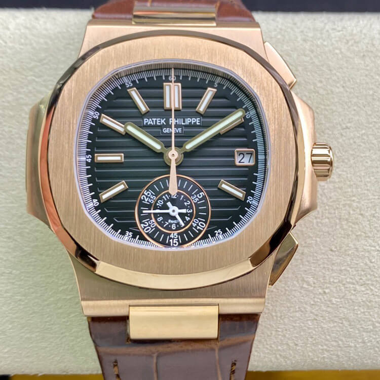 Replica Pat*k Phi1i*pe Nautilus 5980 1:1 Best Edition 3K Factory V2 Black Dial