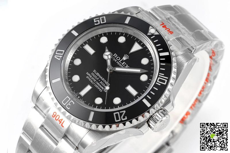 R01ex Submariner Replica 114060-97200 1:1 Best Edition ROF Factory Black Dial Swiss ETA2824