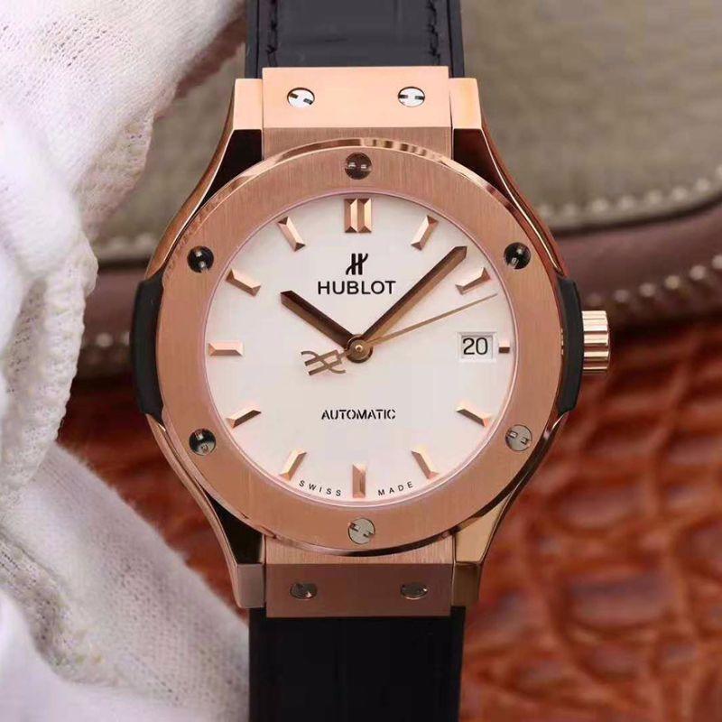 Hublot Replica Classic Fusion 511.OX.2611.LR JJ Factory 1:1 Best Edition Swiss ETA2892 Black Gummy Strap