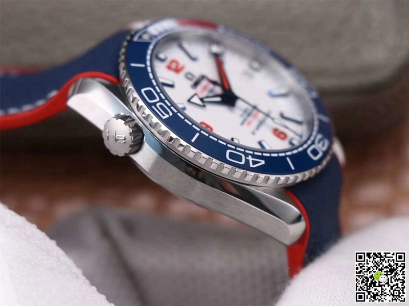 Replica 0me*ga Seamaster Planet Ocean 36th America s Cup Limited Edition 1:1 Best Edition VS Factory White Dial Swiss ETA8900