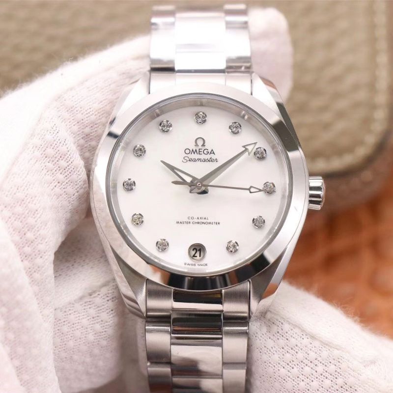 Replica 0me*ga Seamaster 220.10.38.20.52.001 Aqua Terra 150M 1:1 Best Edition VS Factory White dial Swiss 8800