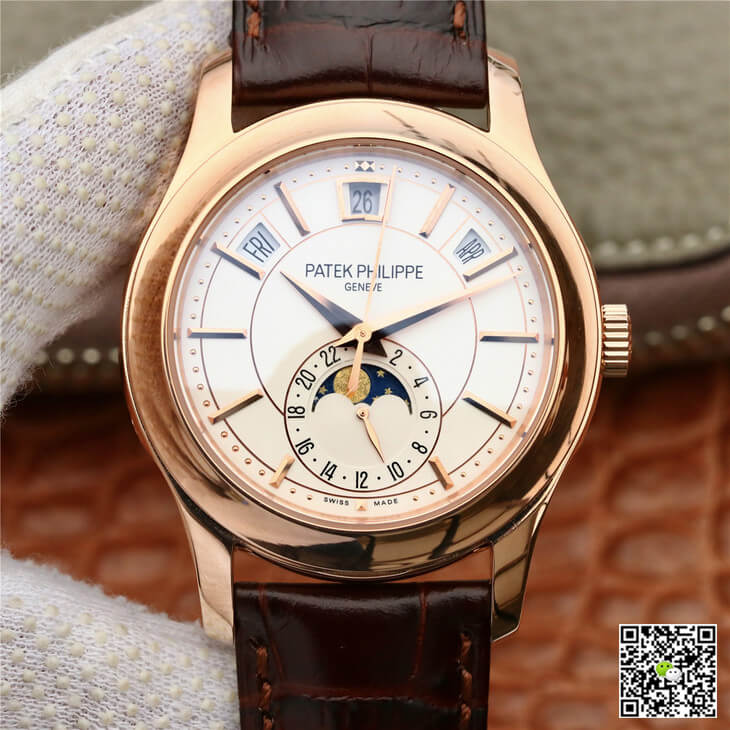 Replica Pat*k Phi1i*pe Grand Complications 5205R-001 1:1 Best Edition KM Factory Milky White Dial