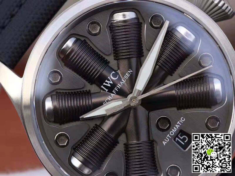 Replica IWC Big Pilot Top Gun Men Watches 1:1 Best Edition Swiss ETA A23J Special What-if Concept Fuse Dial