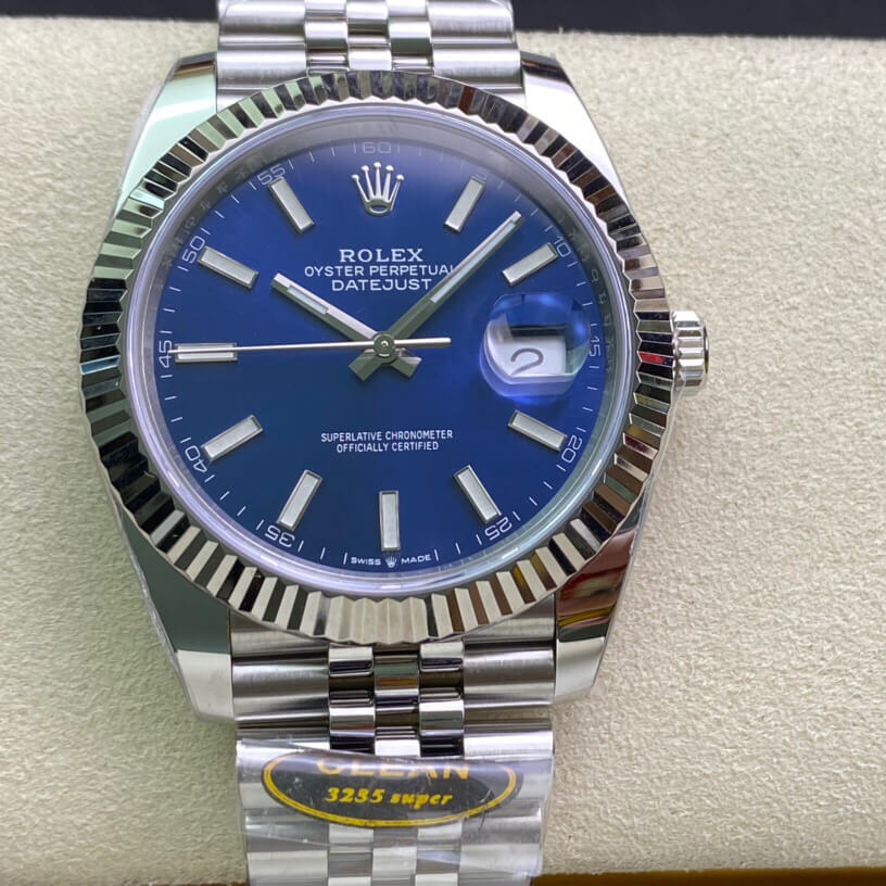 Replica R01ex Datejust M126334-0002 1:1 Best Edition Clean Factory Blue Dial