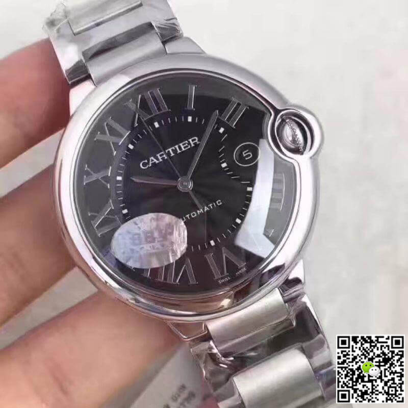 Replica Ballon Bleu De Ca*t1er W6920042 V6 Factory Mechanical Watches 1:1 Best Edition Swiss ETA2824-2 Black Dial