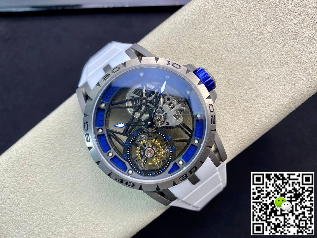 Replica Roger Dubuis Excalibur RDDBEX0479 1:1 Best Edition BBR Factory Tourbillon Rubber Strap