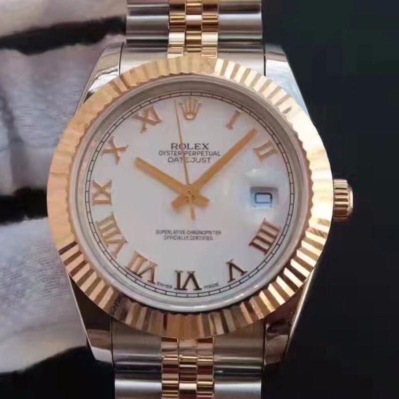 R01ex Dupe Datejust 41mm 126333-006 1:1 Best Edition Men Watches Swiss ETA2836-2 Gold Wrapped