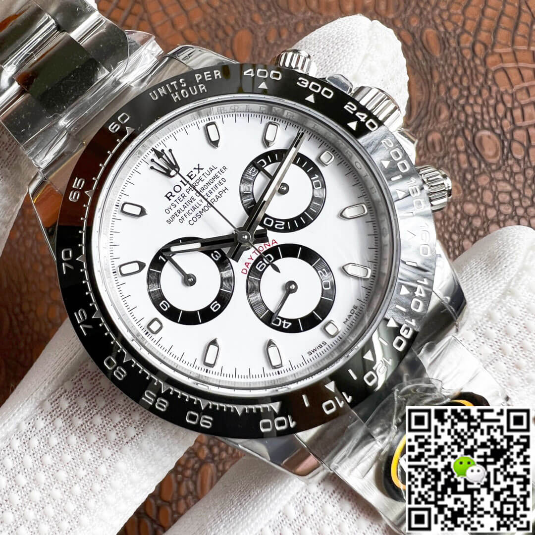 Replica R01ex Daytona M116500LN-0001 1:1 Best Edition BT Factory White Dial