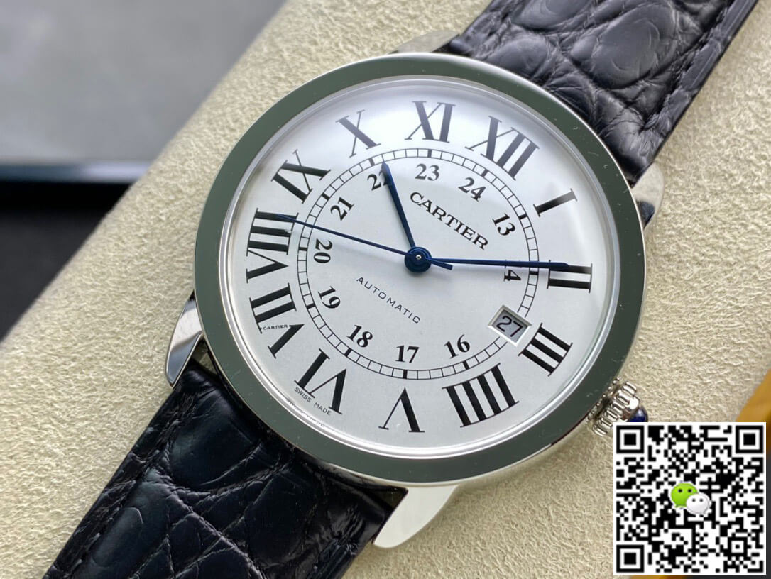 Replica RONDE DE Ca*t1er W6701010 1:1 Best Edition AF Factory White Dial