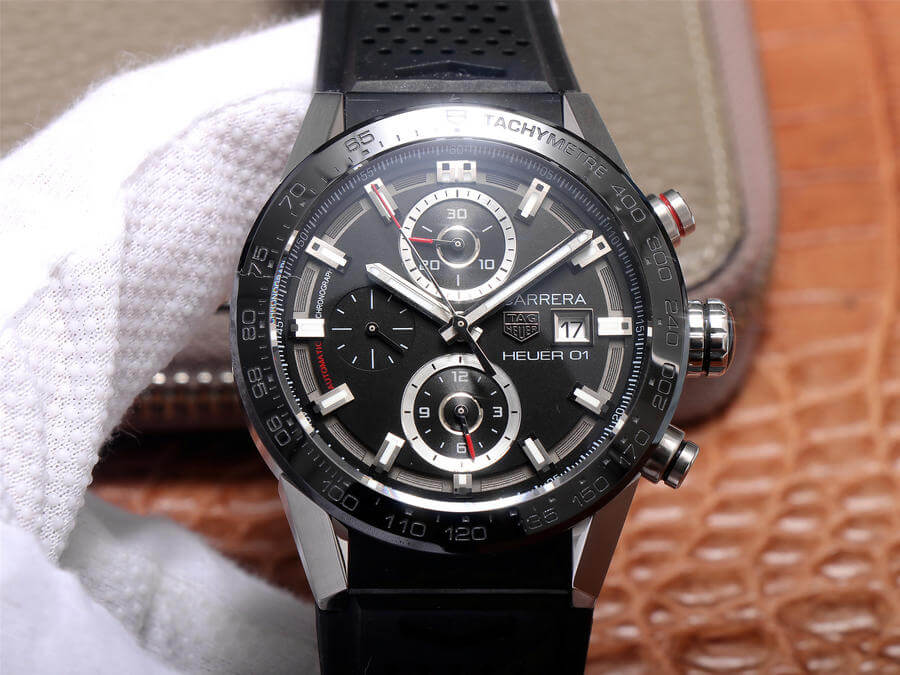 Replica TAG Heuer Carrera CAR201Z.FT6046 1:1 Best Edition XF Factory Black Dial