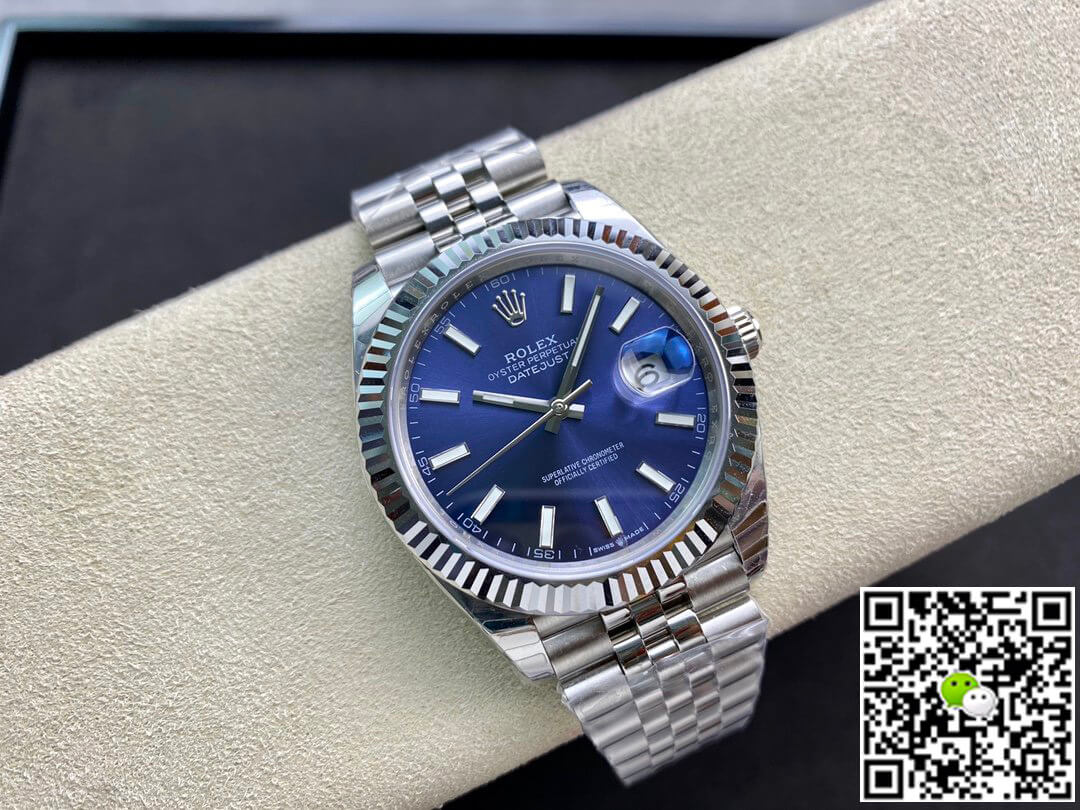 Replica R01ex Datejust M126334-0002 1:1 Best Edition EW Factory Blue Dial