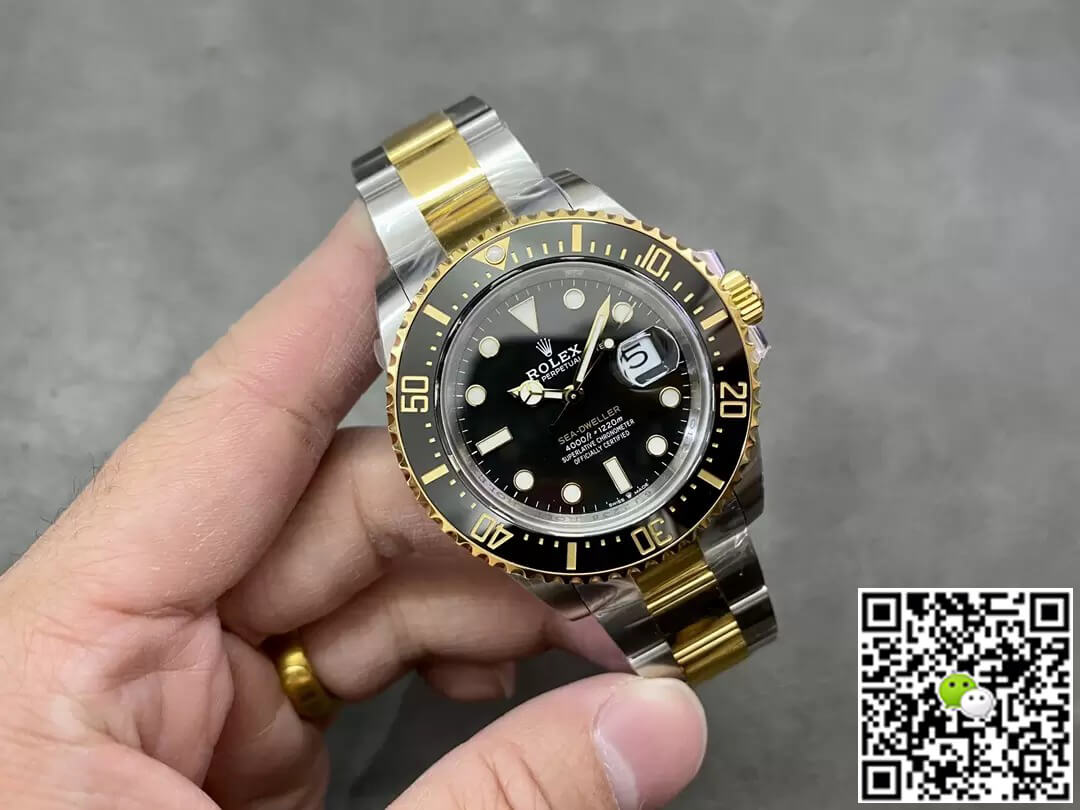 Replica R01ex Sea Dweller M126603-0001 1:1 Best Edition VS Factory Yellow Gold