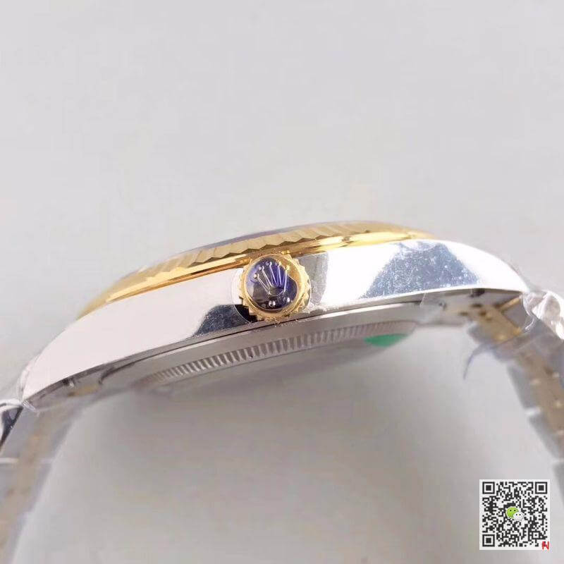 Replica R01ex Datejust 41 126333 Silver Dial 1:1 Best Edition Stainless Steel 410L and 18K Yellow Gold Bracelet