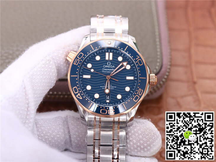 Replica 0me*ga Seamaster 210.20.42.20.03.002 1:1 Best Edition VS Factory Blue Dial