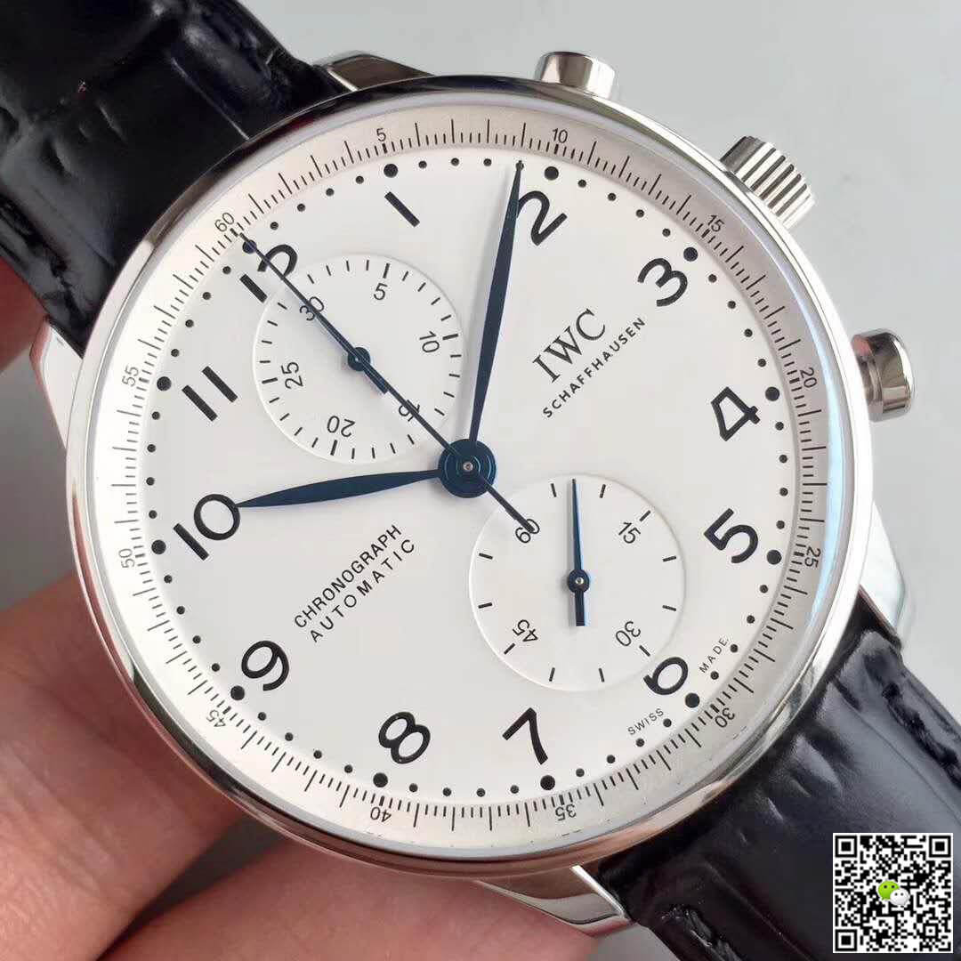 IWC Replica Portuguese IW371602 YL Factory 1:1 Best Edition Swiss ETA69355 White Dial