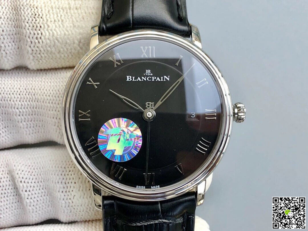 Replica Blancpain Villeret 6551-1127-55B 1:1 Best Edition ZF Factory Black Dial